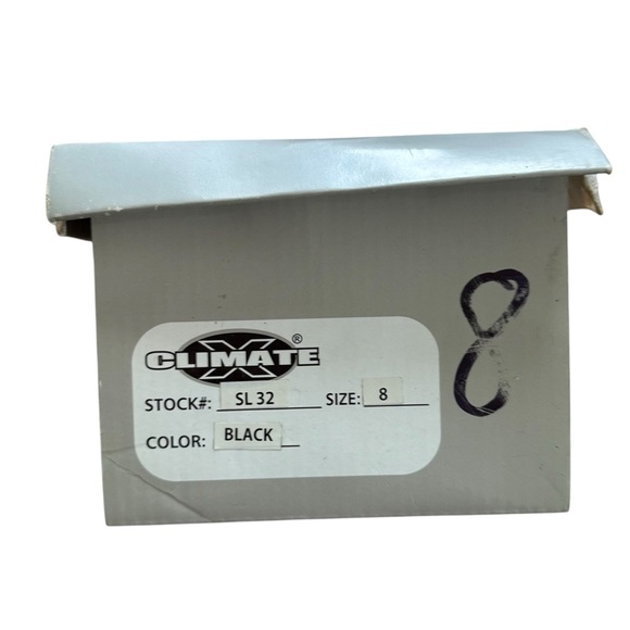 Climate X Black Leather Slippers House Shoes Men’s 8 EEE Round Close Toe NIB - Picture 7 of 16